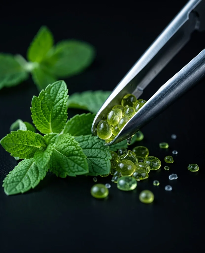 Sourced botanical raw materials arranged for quality inspection